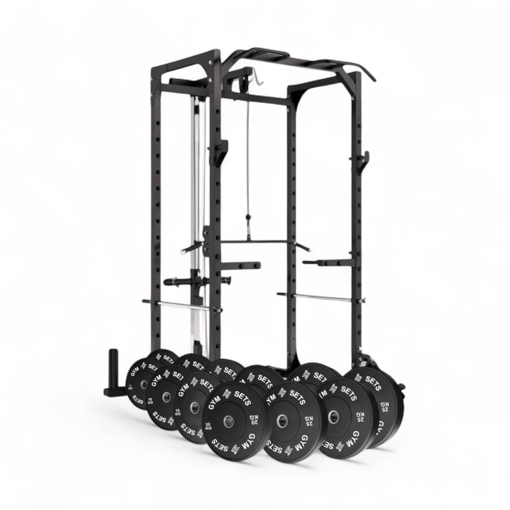 Power Rack Cage With Cable Machine System. Heavy-Duty Squat Equipment For Home And Commercial Gyms, Perfect For Full-Body Strength Training. Buy Now.