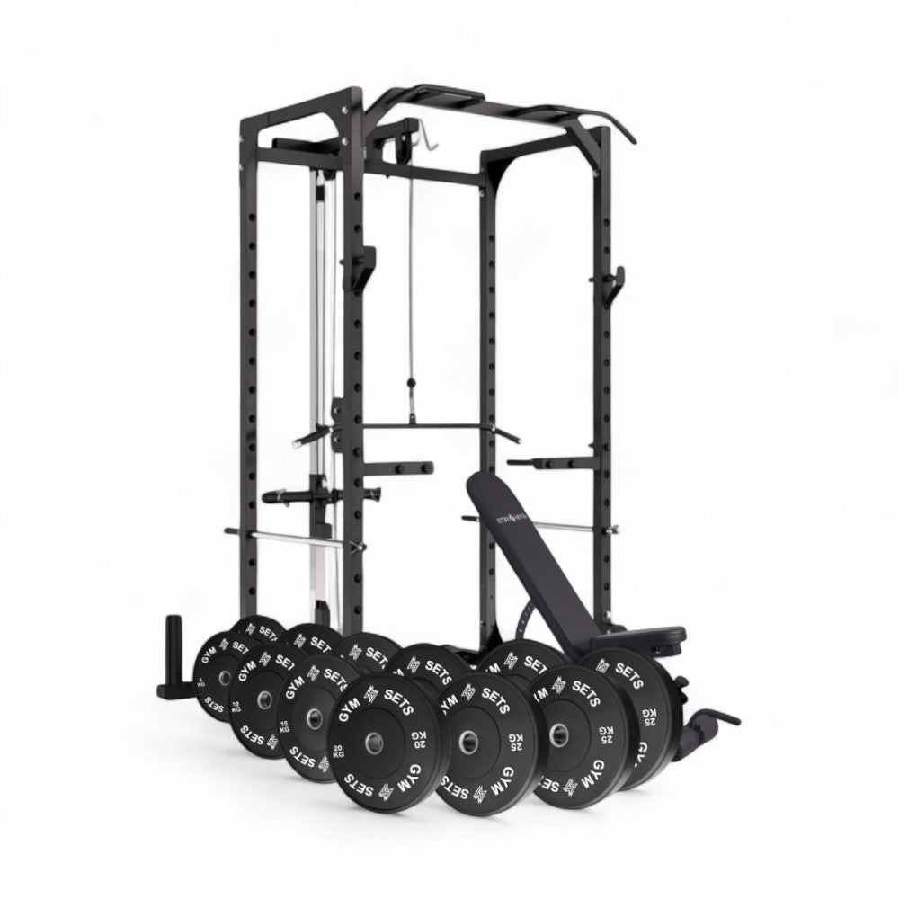 Power Rack Cage With Cable Machine System. Heavy-Duty Squat Equipment For Home And Commercial Gyms, Perfect For Full-Body Strength Training. Buy Now.