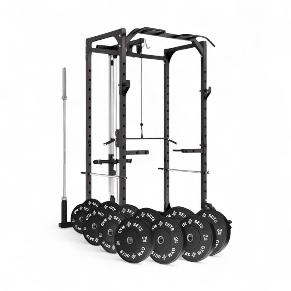 Power Rack Cage With Cable Machine System. Heavy-Duty Squat Equipment For Home And Commercial Gyms, Perfect For Full-Body Strength Training. Buy Now.