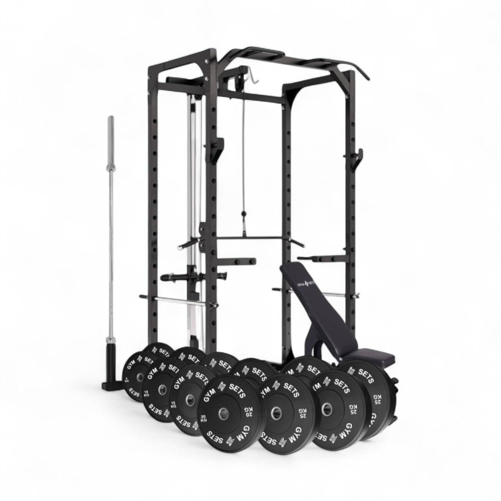Power Rack Cage With Cable Machine System. Heavy-Duty Squat Equipment For Home And Commercial Gyms, Perfect For Full-Body Strength Training. Buy Now.