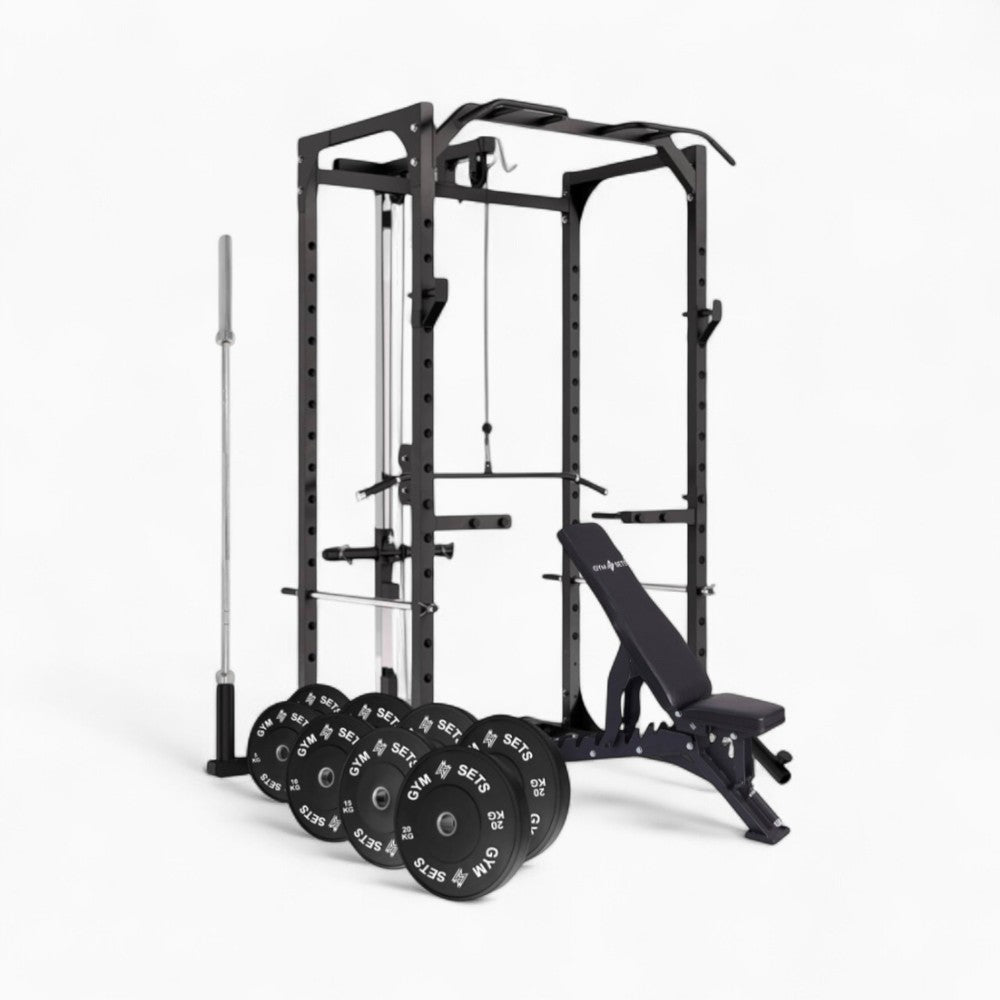Power Rack Cage With Cable Machine System. Heavy-Duty Squat Equipment For Home And Commercial Gyms, Perfect For Full-Body Strength Training. Buy Now.