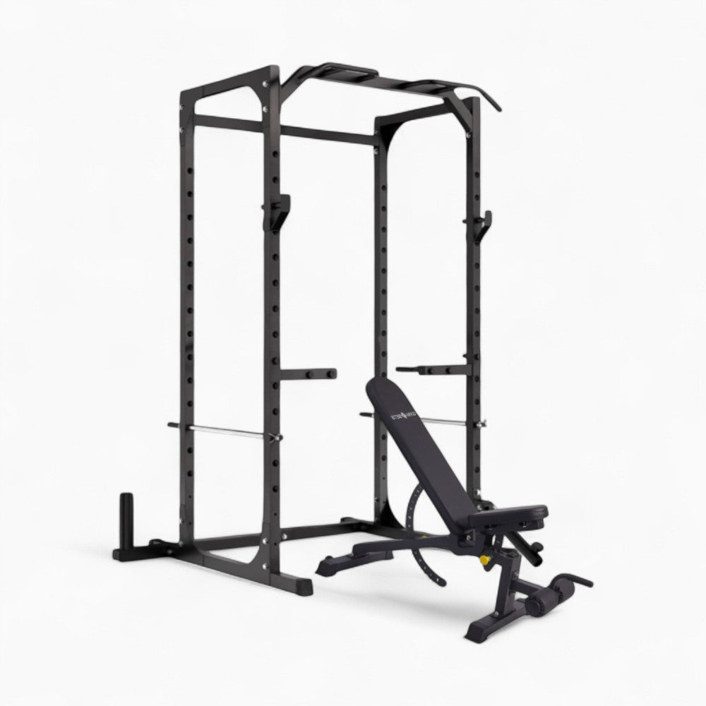 Power Rack Cage With Cable Machine System. Heavy-Duty Squat Equipment For Home And Commercial Gyms, Perfect For Full-Body Strength Training. Buy Now.