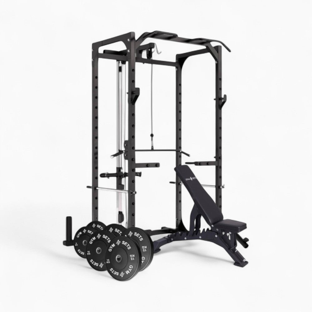 Power Rack Cage With Cable Machine System. Heavy-Duty Squat Equipment For Home And Commercial Gyms, Perfect For Full-Body Strength Training. Buy Now.