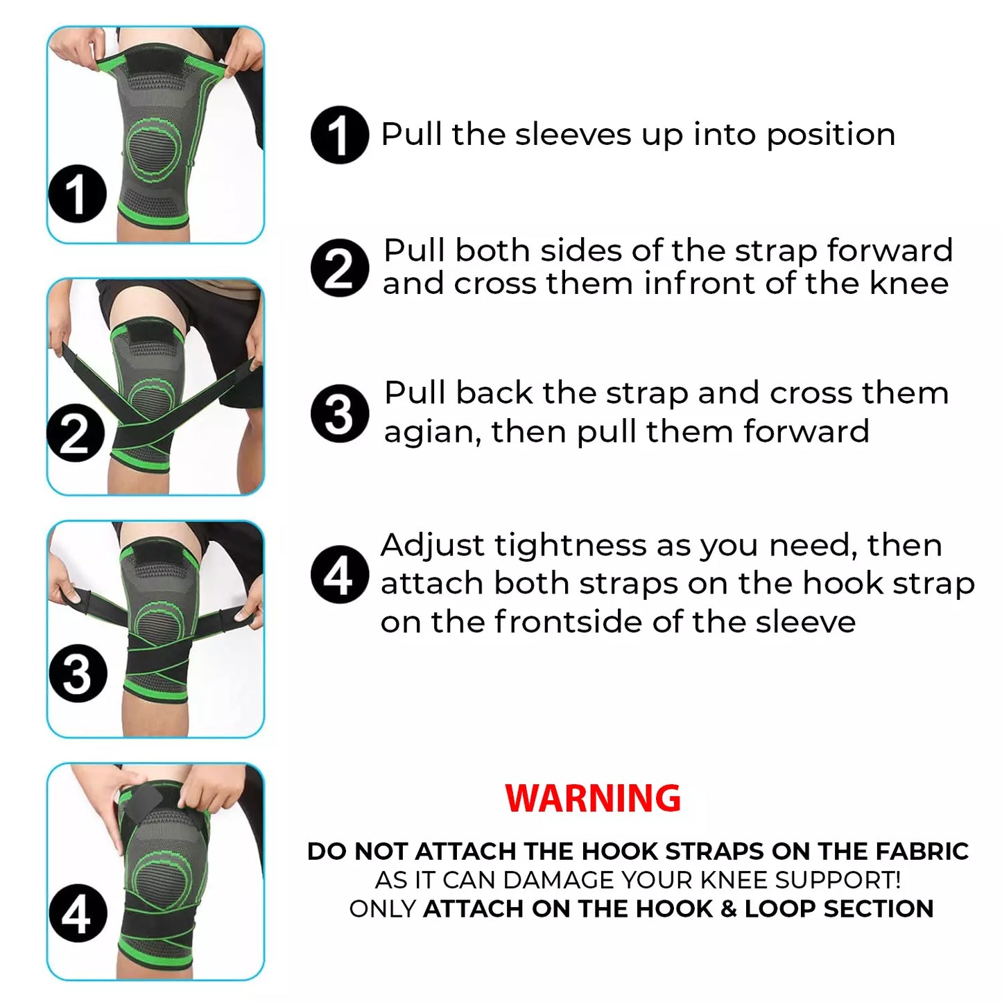 Running Adjustable Knee Support Arthritis Compression Sleeve Men Women