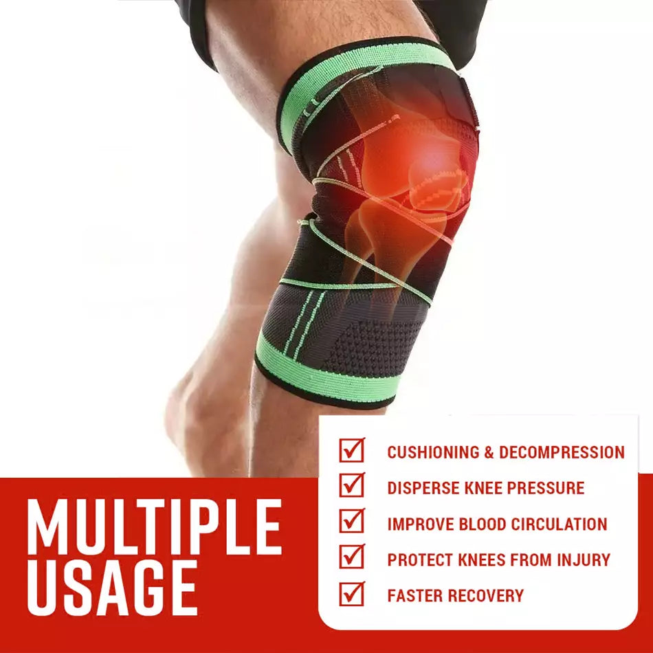 Running Adjustable Knee Support Arthritis Compression Sleeve Men Women