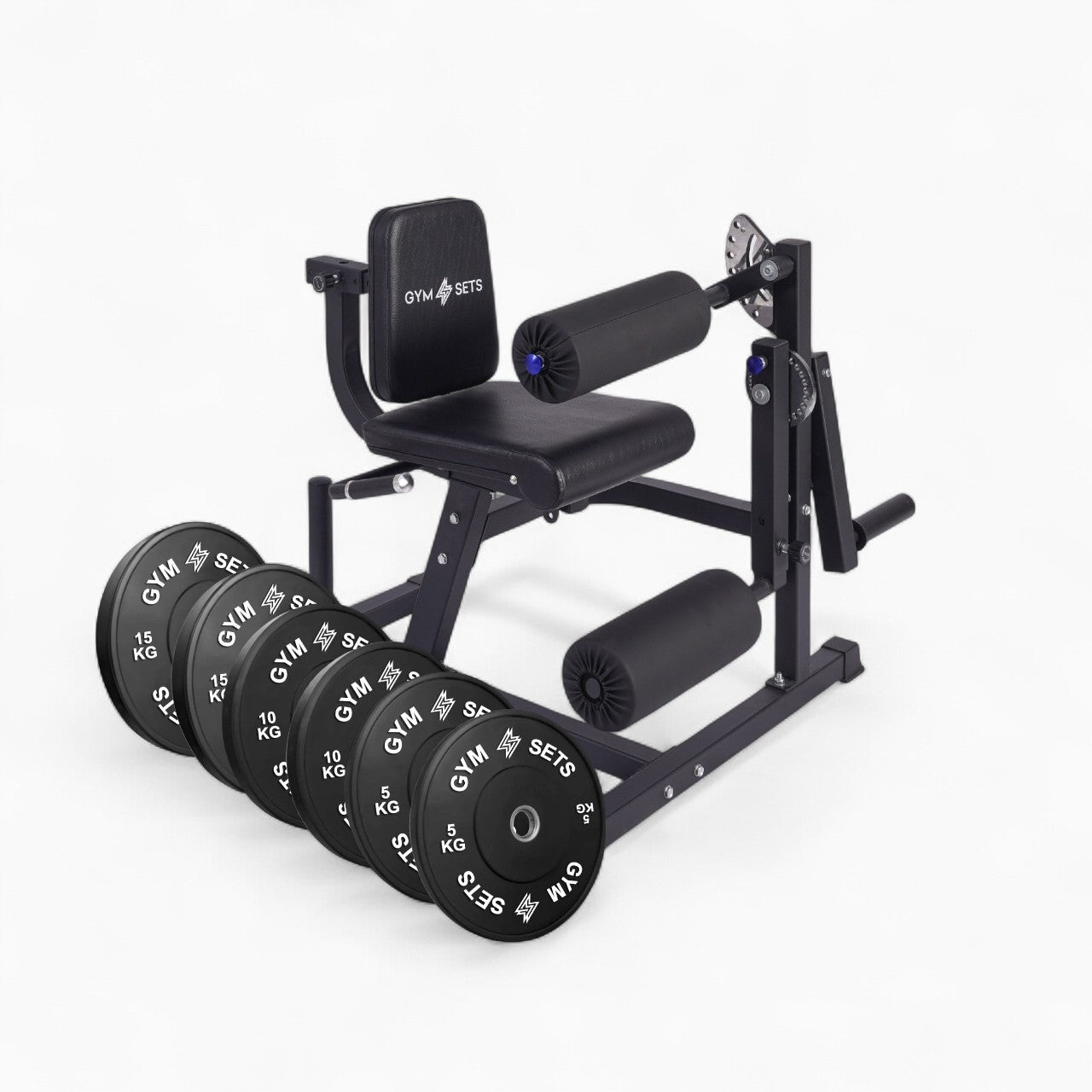 Semi-Commercial Leg Extension & Hamstring Curl Machine Plate Loaded