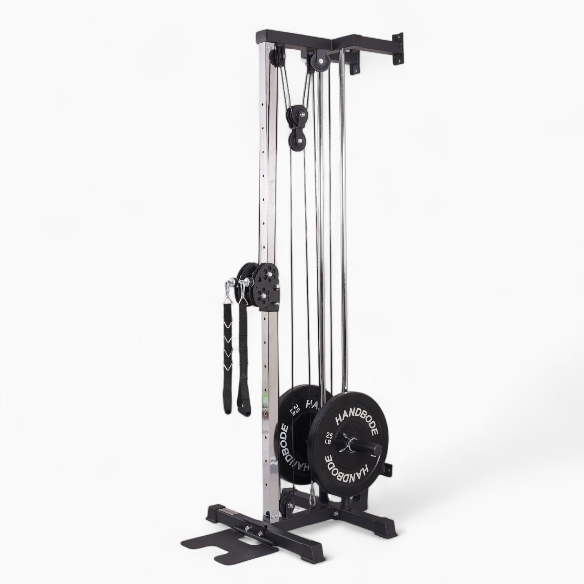 Semi-Commercial Wall Mounted Cable Pulley Machine For Rowing And Crossover Exercises At Home - Durable, Space-Saving Design For Strength And Stability. Buy Now.