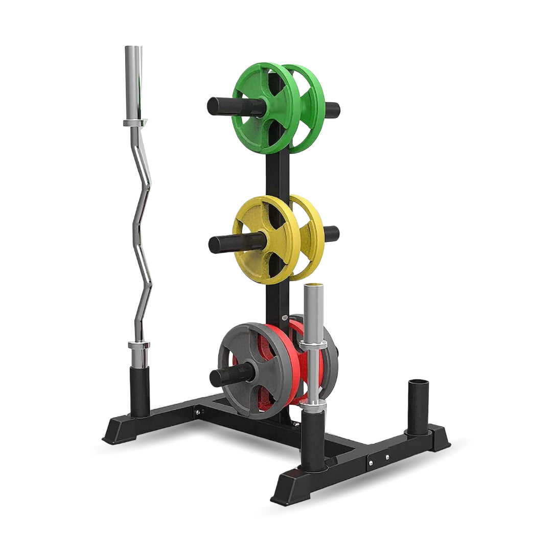 GymSets Olympic Weight Tree & Bar Stand