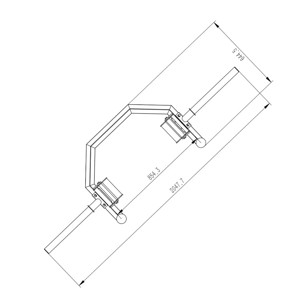 GymSets 20kg Open Trap Bar