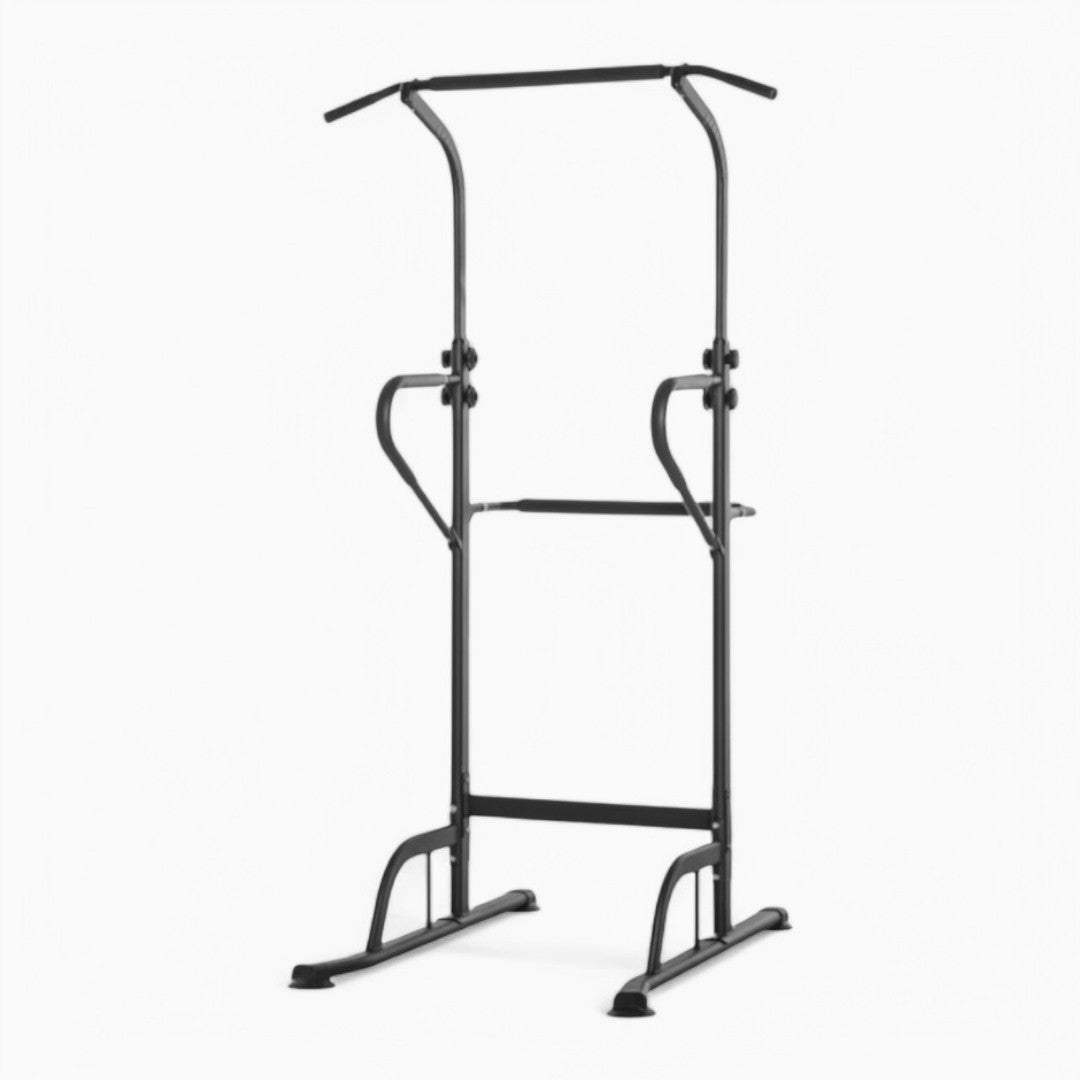 Pull Up Dip Station Free Standing, Movable Home Gym Exercise