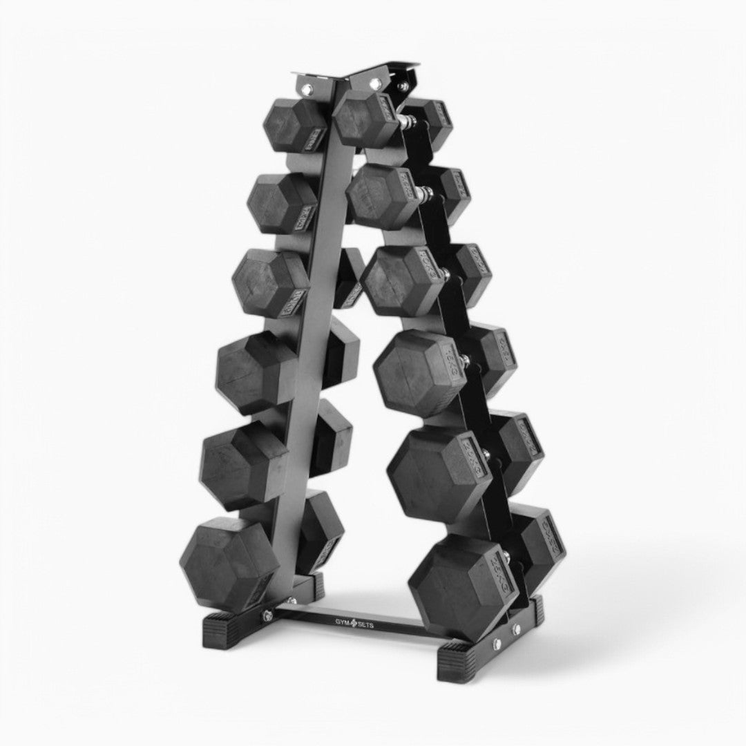 5 & 6 Tier Hex Dumbbell Tree Rack