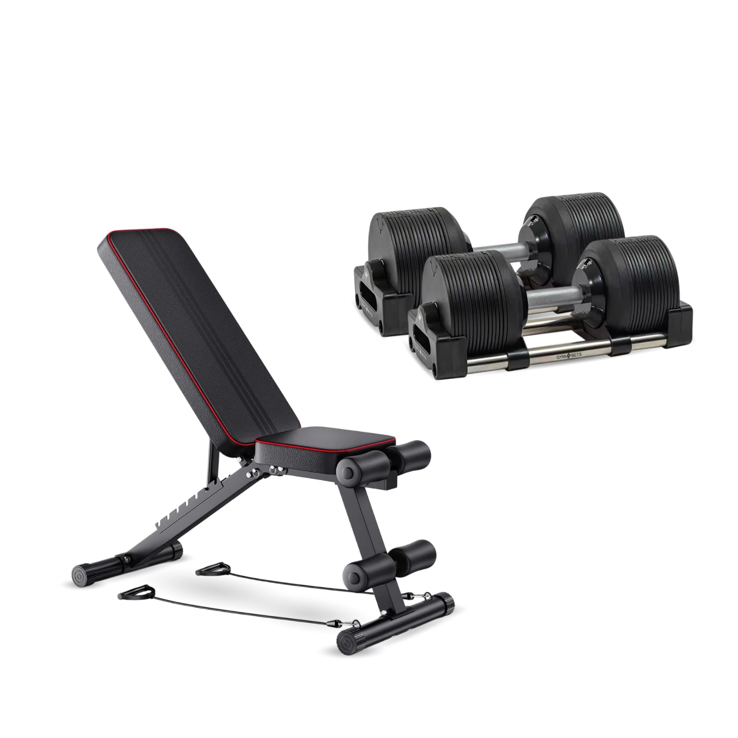 1kg Increment Round Adjustable Dumbbells