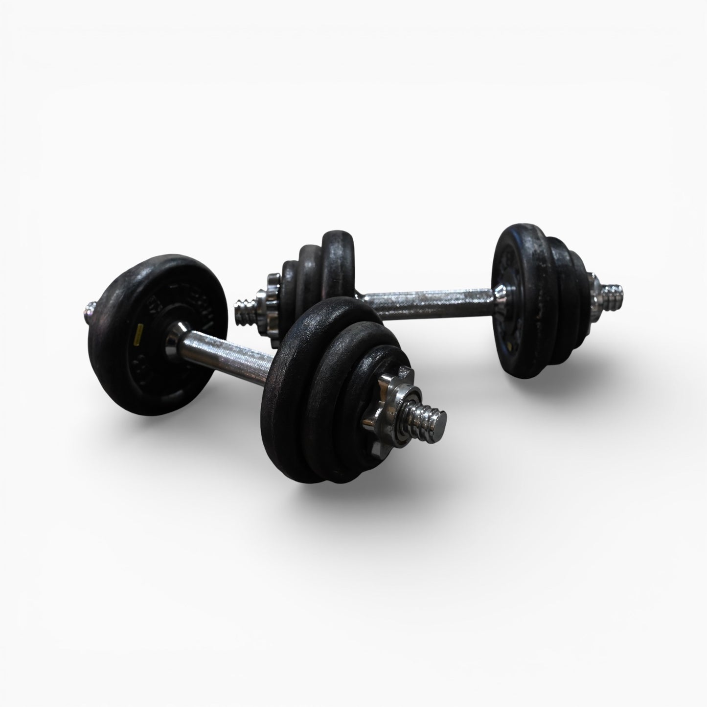 Cast Iron Dumbbells (Grade B) (Warehouse Return)