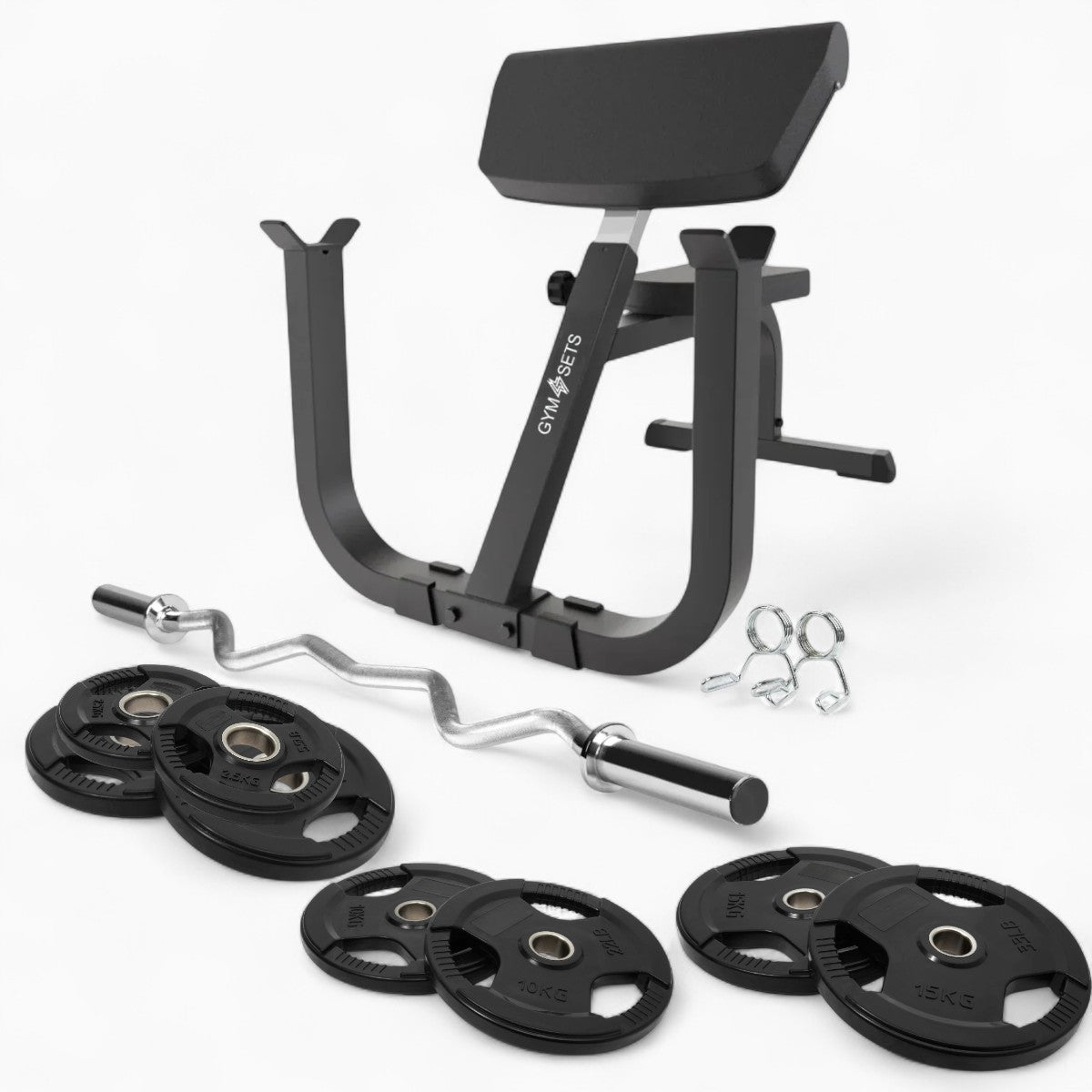 Adjustable Preacher Curl Bench