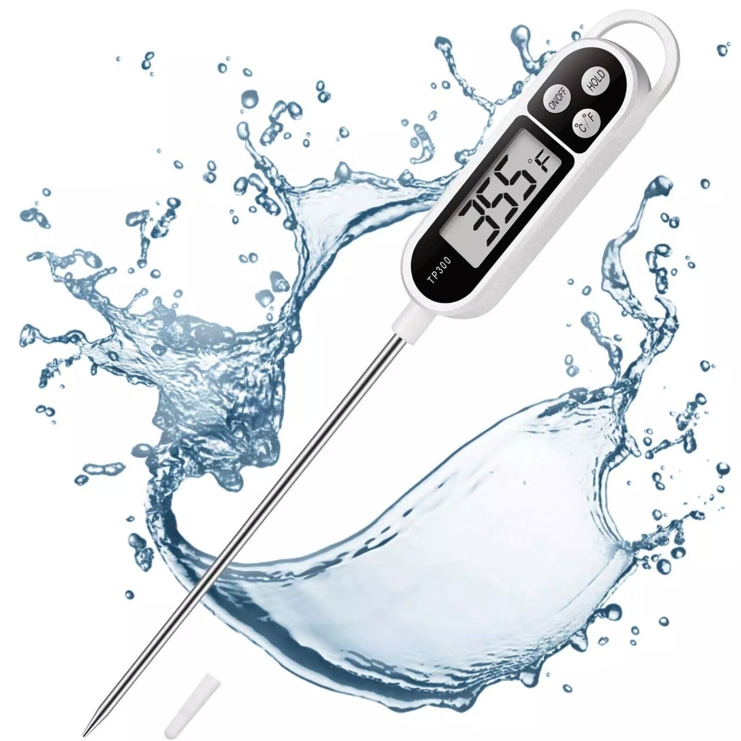 Digital Kitchen Thermometer with Probe, Cooking Meat Food Temperature