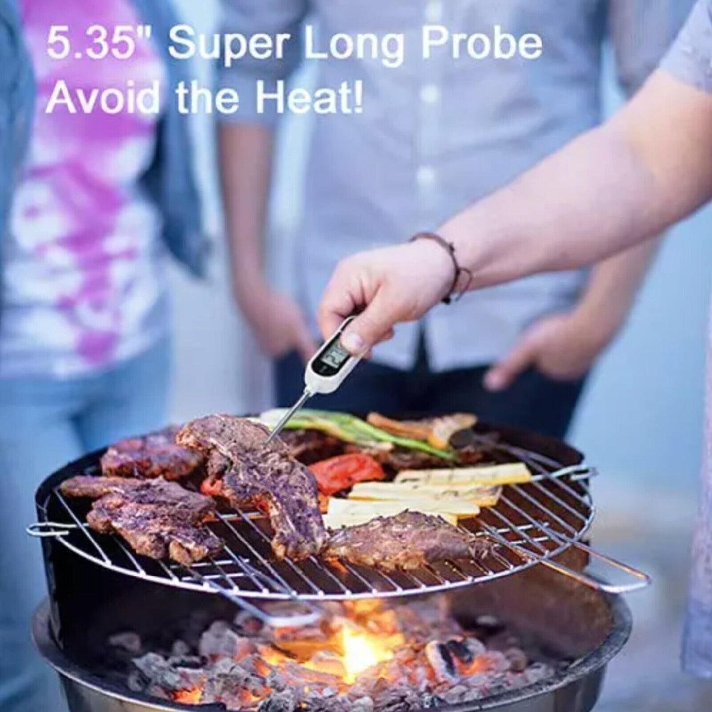 Digital Kitchen Thermometer with Probe, Cooking Meat Food Temperature