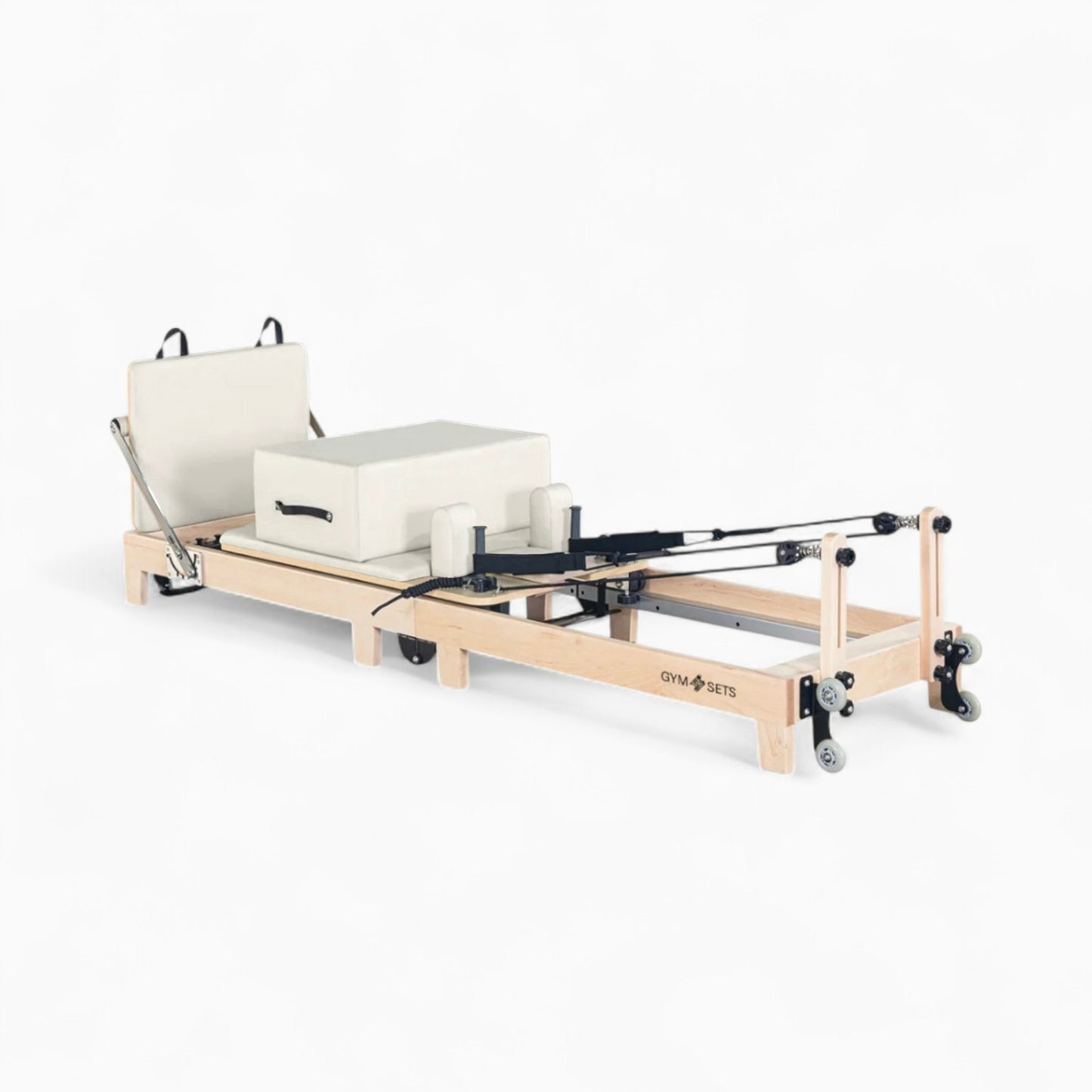 GymSets Oak Reformer Pilates Machine