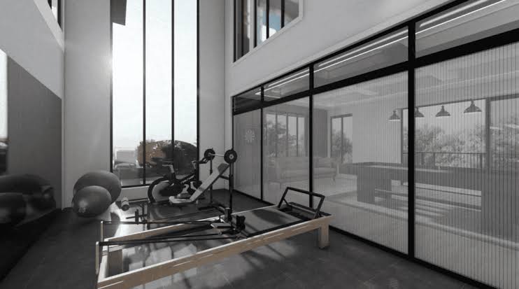 What is the average total cost of a home gym?