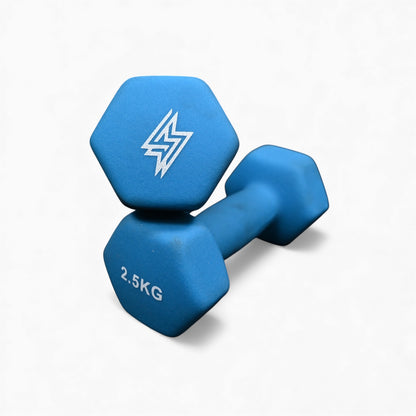 0.5–10Kg Neoprene Dumbbells | Durable, Non-Slip, Anti-Roll