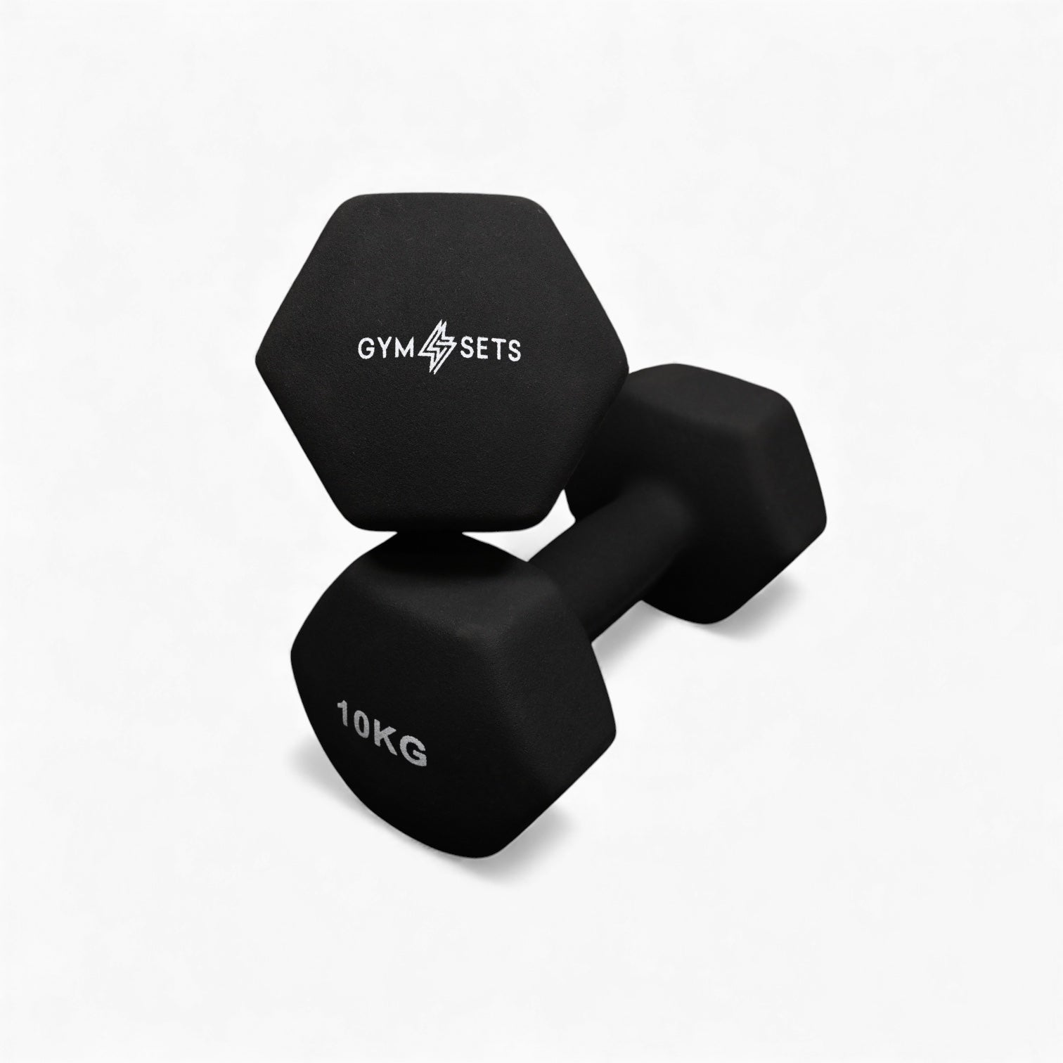 0.5–10Kg Neoprene Dumbbells | Durable, Non-Slip, Anti-Roll