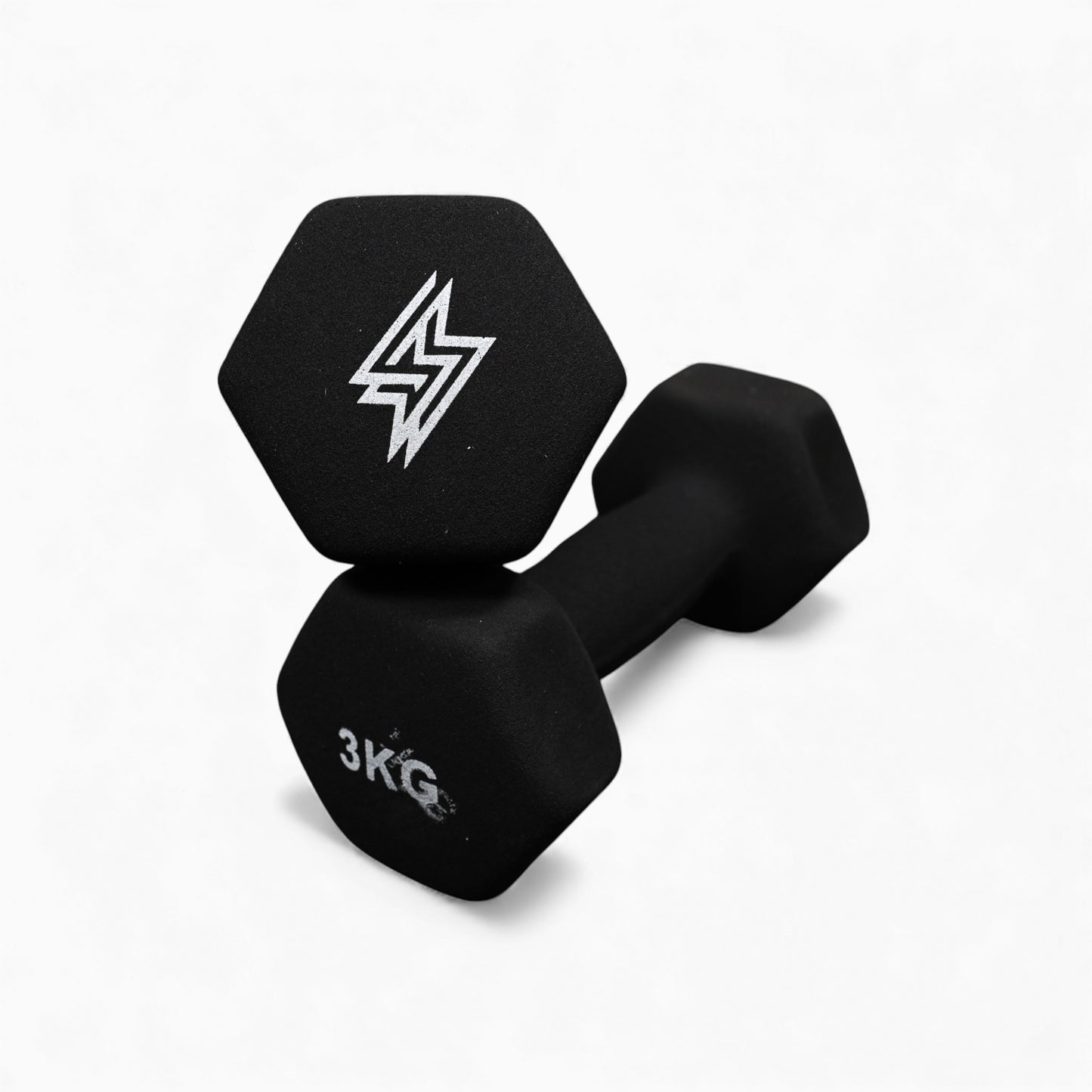 0.5–10Kg Neoprene Dumbbells | Durable, Non-Slip, Anti-Roll