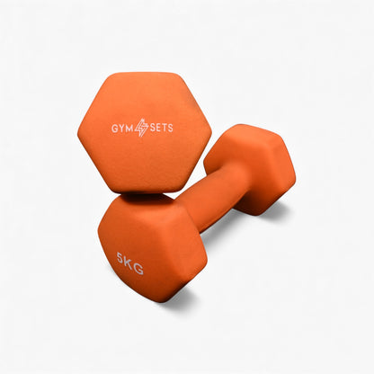 0.5–10Kg Neoprene Dumbbells | Durable, Non-Slip, Anti-Roll