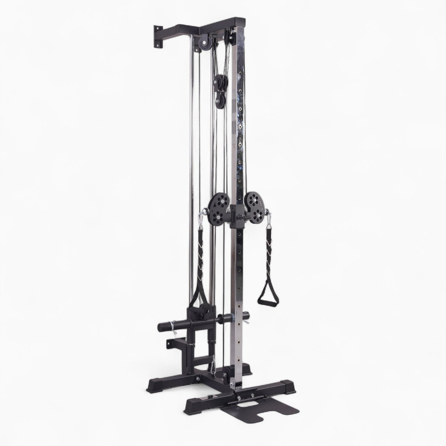 GymSets Semi Commercial Upgraded Wall Mounted Cable Pulley Machine