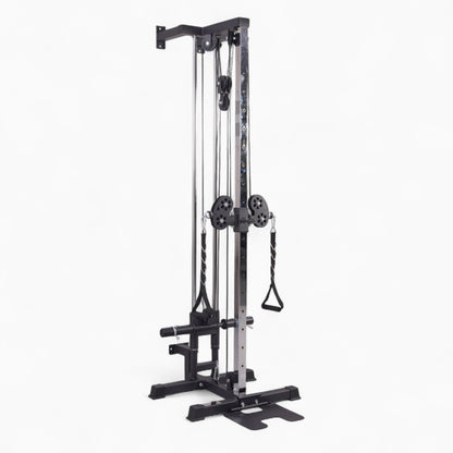 GymSets Semi Commercial Upgraded Wall Mounted Cable Pulley Machine