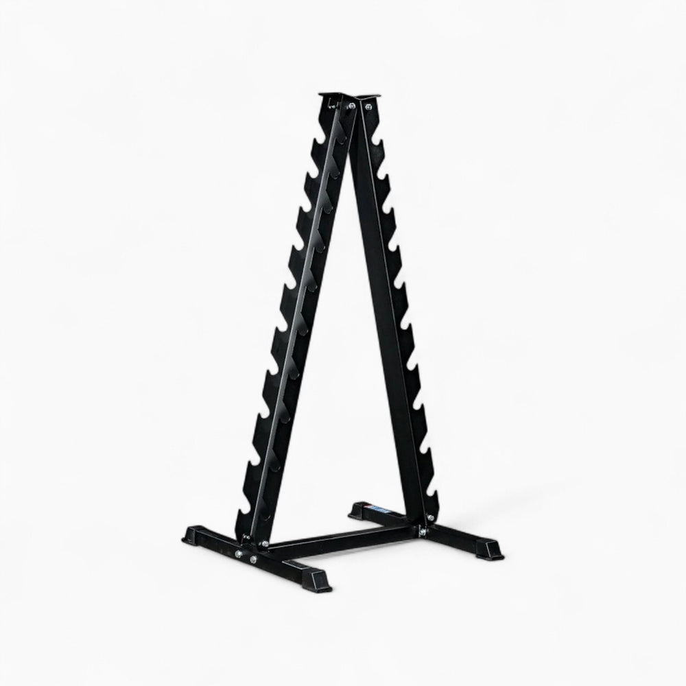 10-Tier Vertical Dumbbell Rack – Heavy Duty 10-Pair Home Gym Stand