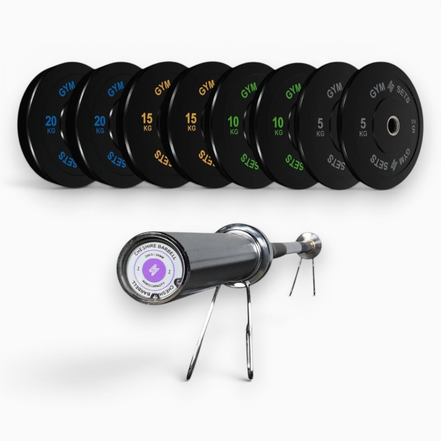 Olympic Coloured Bumper Weight Plates