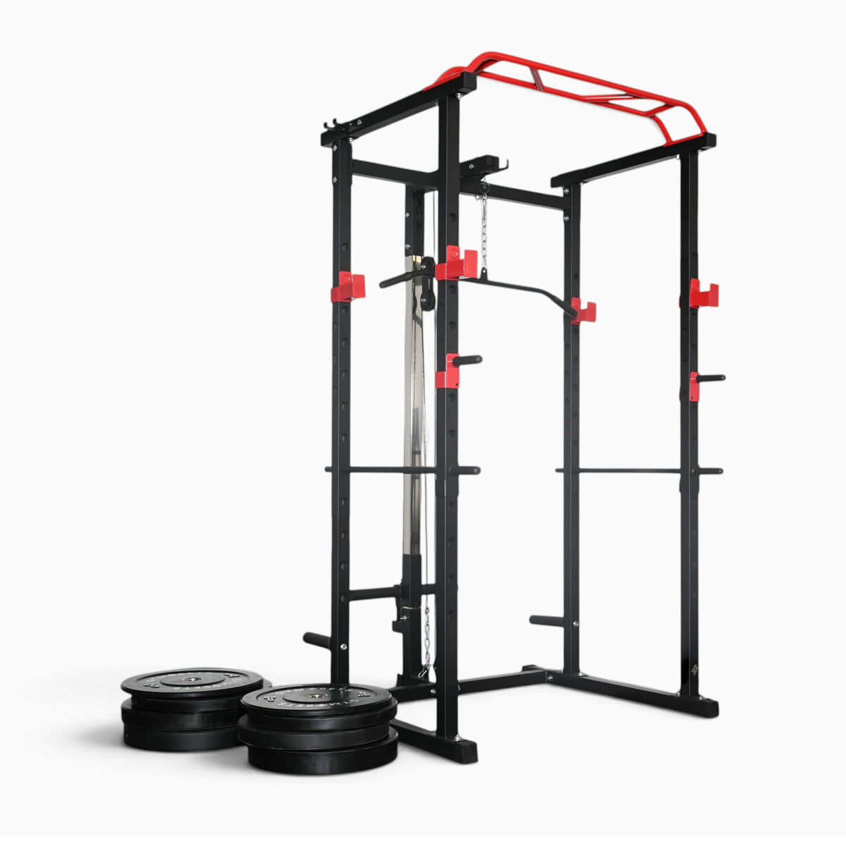 GymSets Power Cage with Cable Pulley