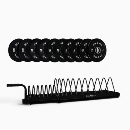 GymSets Extended Weight Plate Storage Rack
