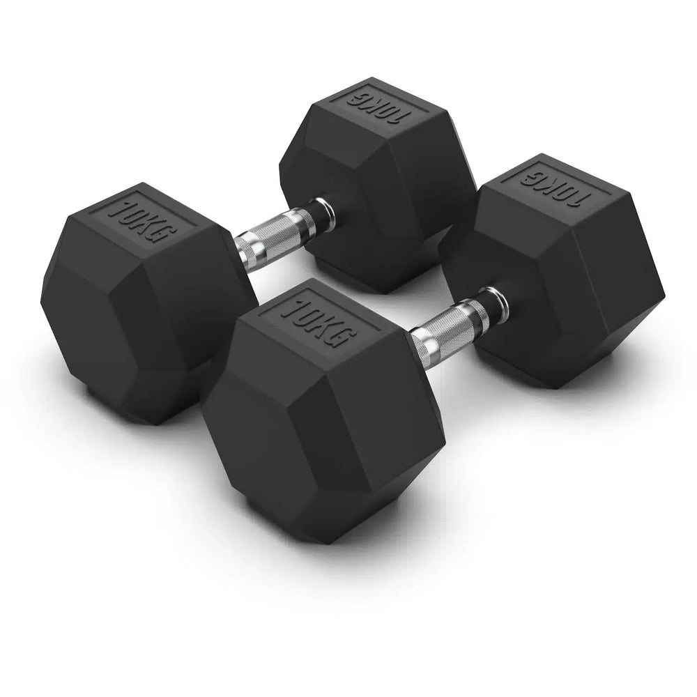 Commercial Hex Dumbbell Pairs 2.5kg-50kg