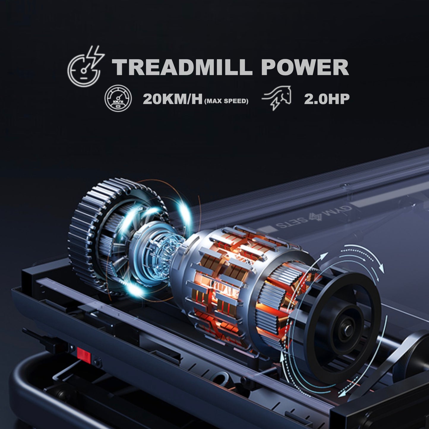 GymSets GT3 Max Treadmill