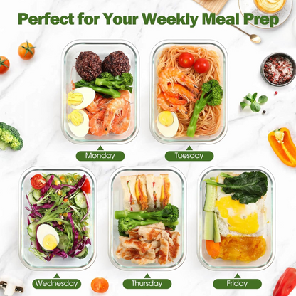 Glass Meal Prep Containers
