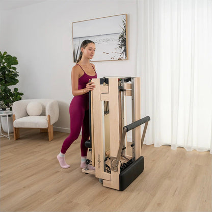 GymSets Oak Reformer Pilates Machine