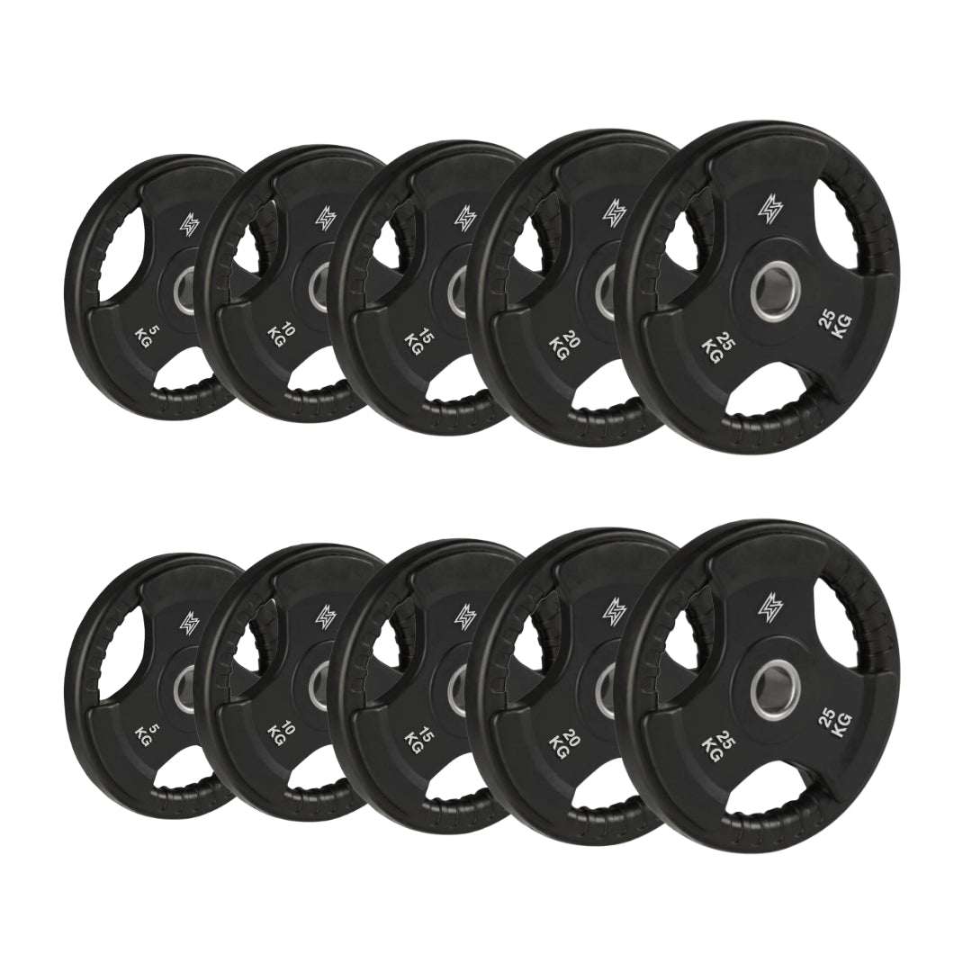 Tri-Grip Olympic Weight Plates