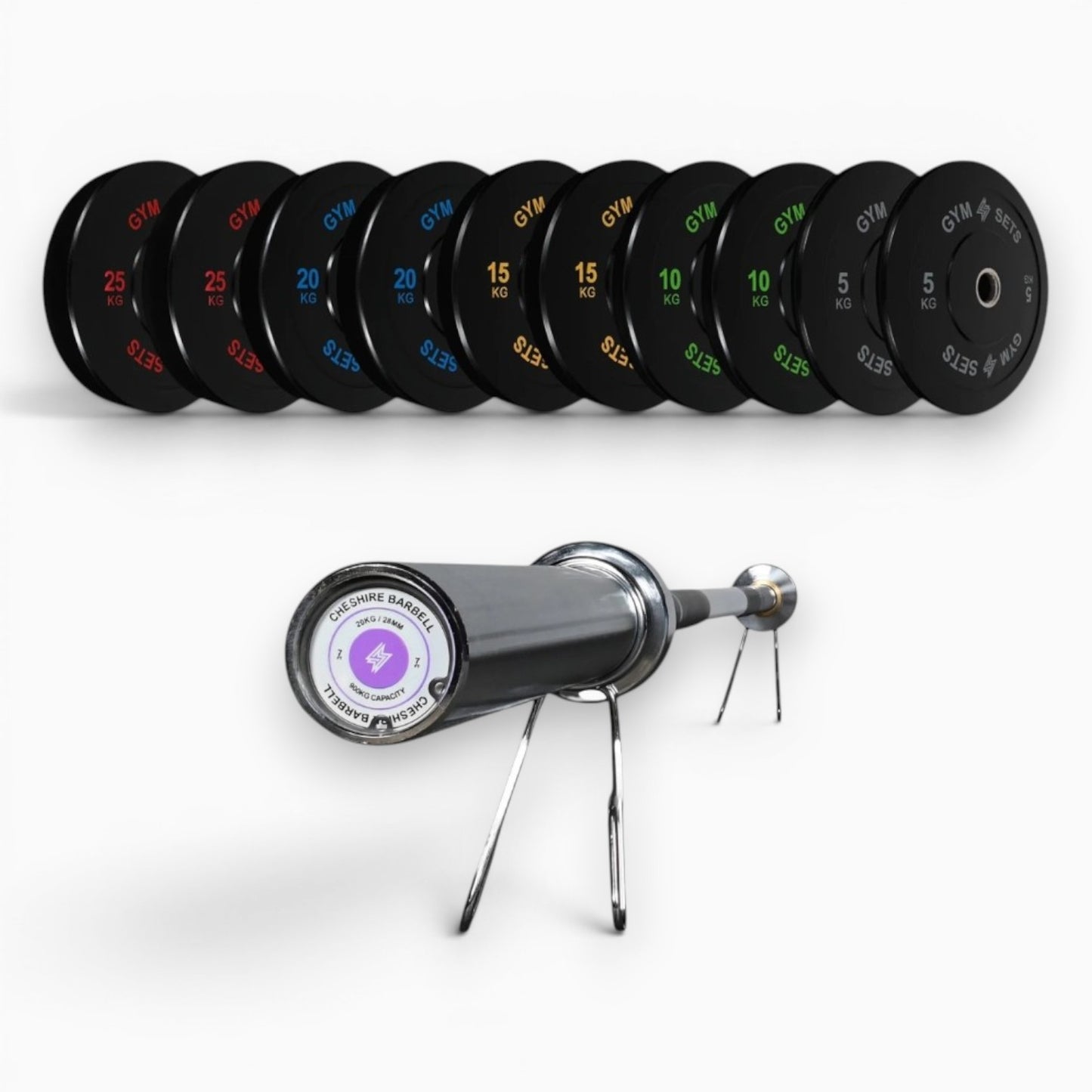 Olympic Coloured Bumper Weight Plates