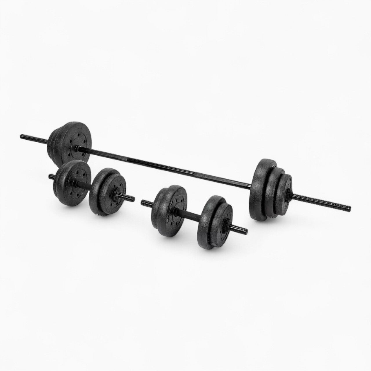 GymSets Adjustable Dumbbell Barbell Set V2