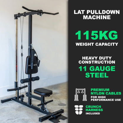 GymSets Lat Pull Down Cable Machine