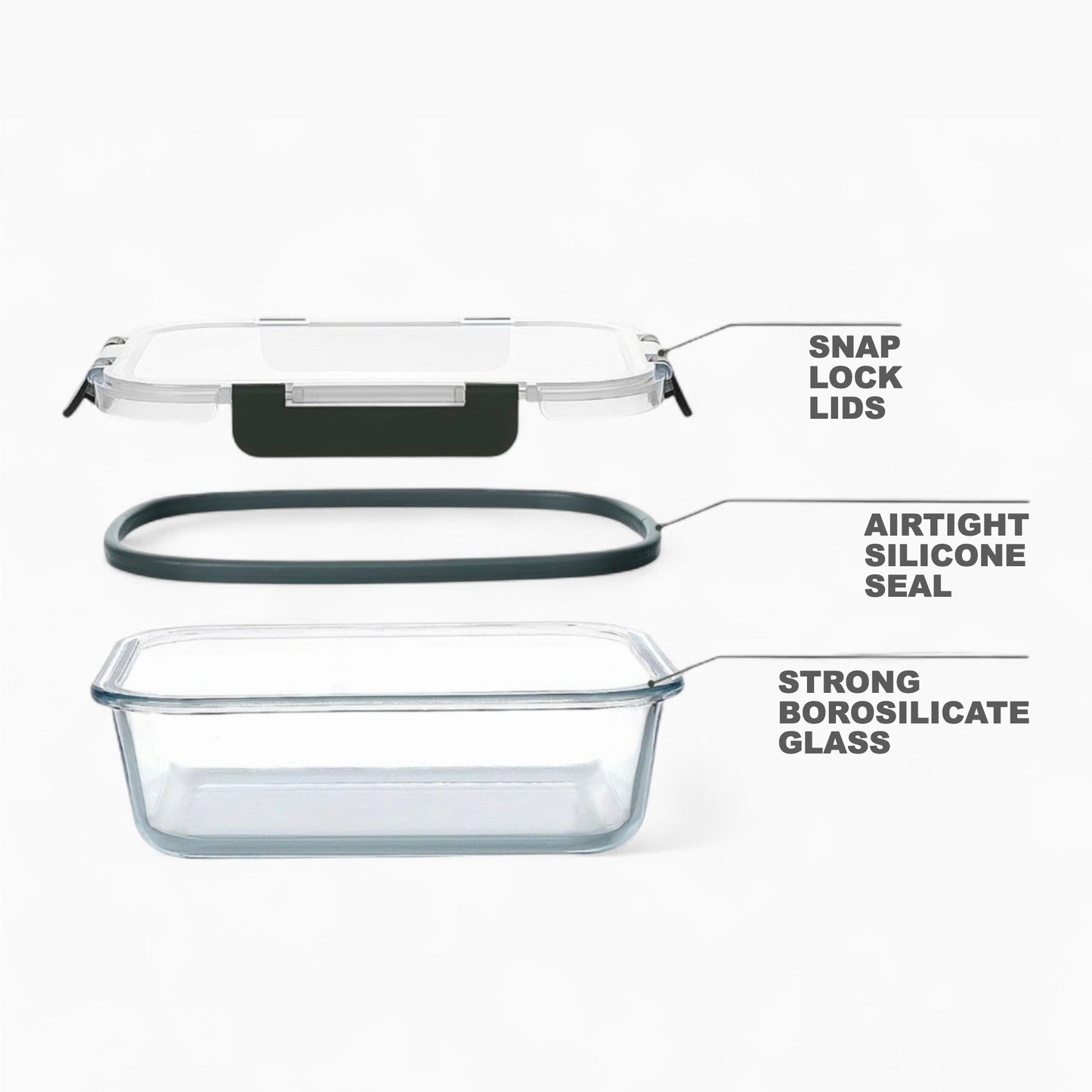 Glass Meal Prep Containers