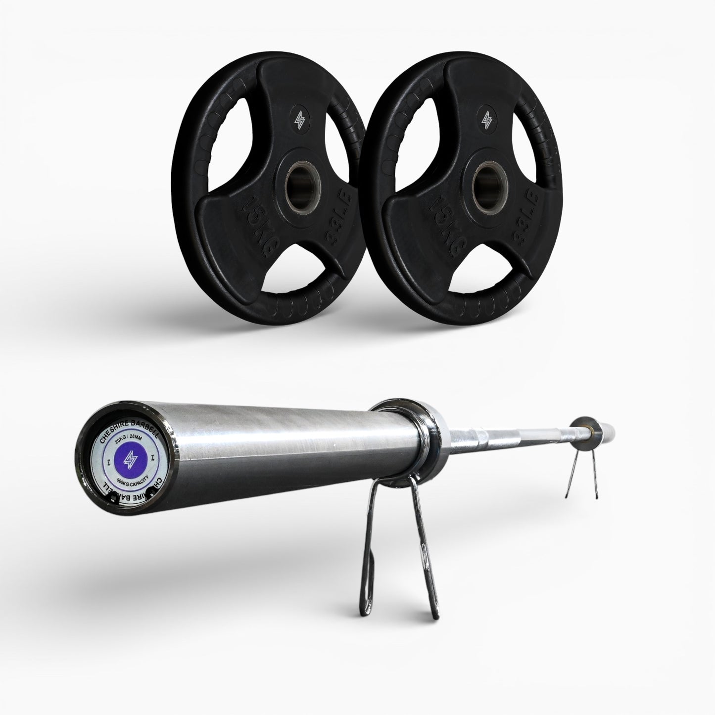 Tri-Grip Olympic Weight Plates