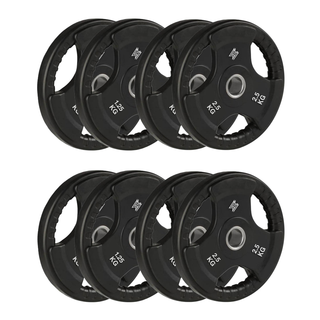 Tri-Grip Olympic Weight Plates