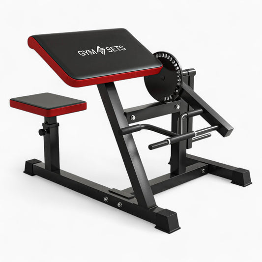 GymSets Adjustable Preacher Curl Bench