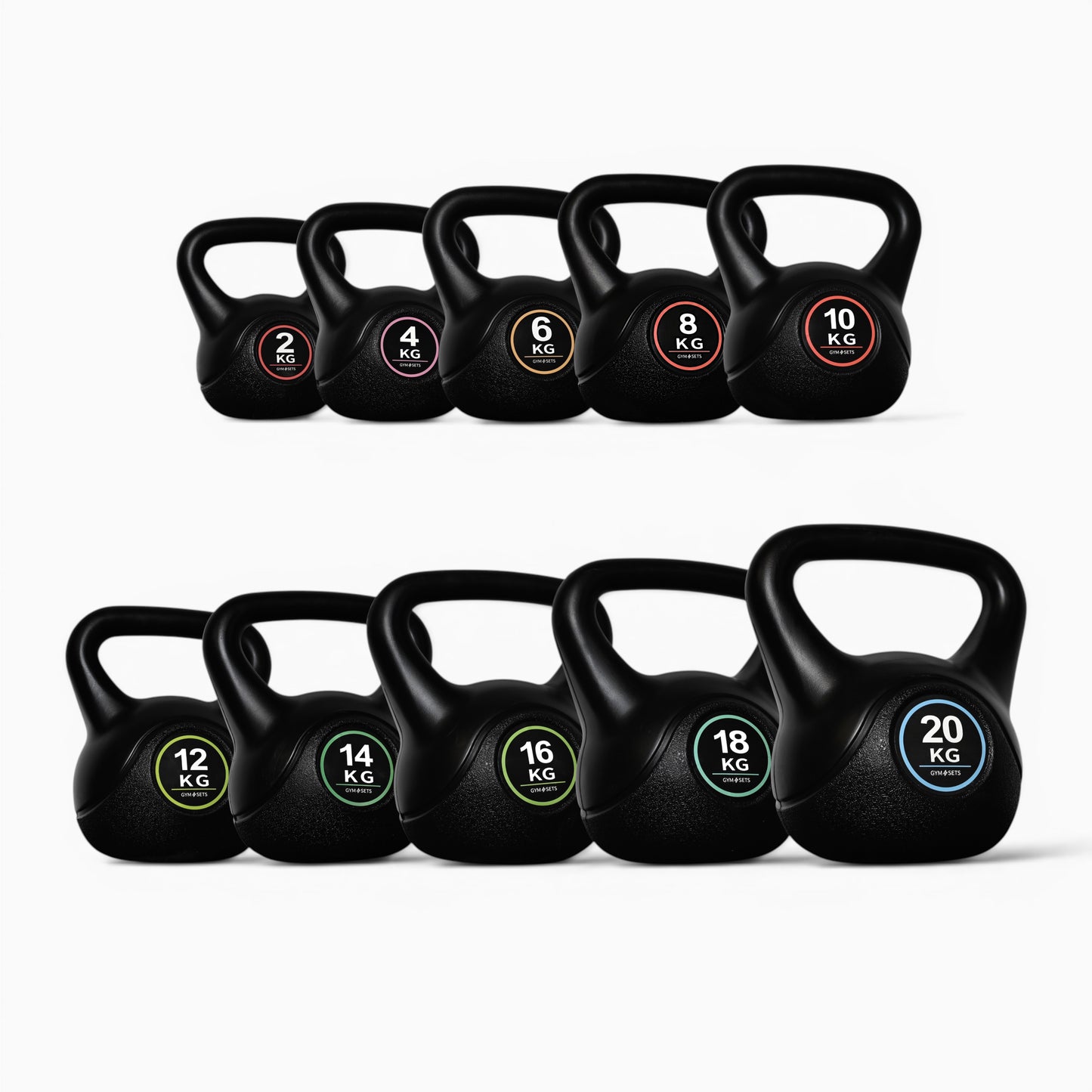 GymSets Vinyl Kettlebells