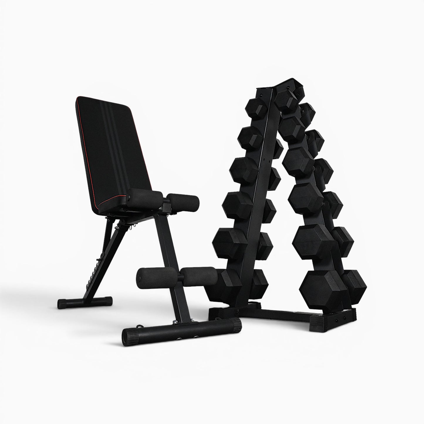 5 & 6 Tier Hex Dumbbell Tree Rack