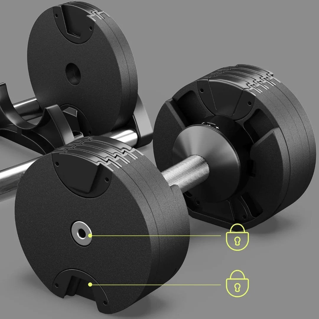 2.5-40kg New Adjustable Dumbbell Set Pair of DB Weights For Home Gym
