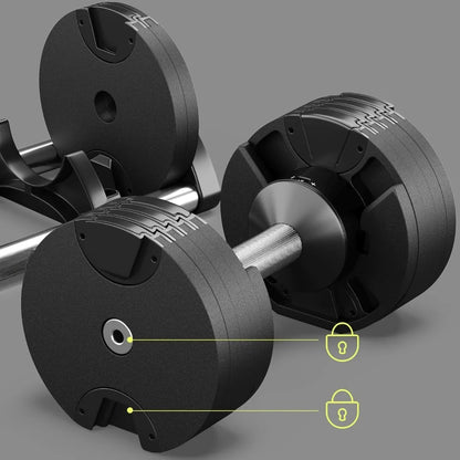 2.5-40kg New Adjustable Dumbbell Set Pair of DB Weights For Home Gym