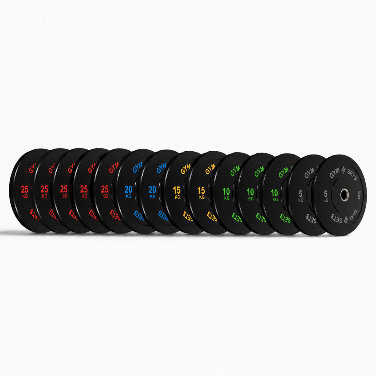 GymSets Olympic Bumper Plates Sets