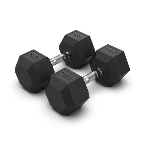 Commercial Hex Dumbbell Pairs 2.5kg-50kg